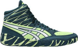 yz AVbNX Y Xj[J[ V[Y ASICS Men's Aggressor 6 Wrestling Shoes Teal/Yellow