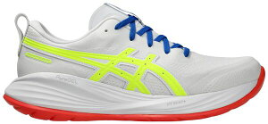 AVbNX Y V[Y Xj[J[ ASICS Men's GEL-CUMULUS 27 Running Shoes White/Yellow zCg