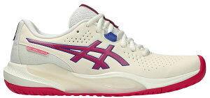 �A�V�b�N�X ���f�B�[�X �V���[�Y �X�j�[�J�[ ASICS Women's GEL-CHALLENGER 15 Tennishoes Cream/Red �N���[��