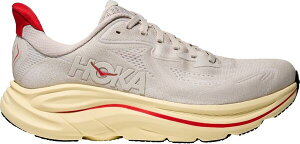 yz zJIlIl fB[X Xj[J[ V[Y HOKA Women's Clifton 10 Running Shoes Beige/Pink