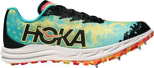 �z�J�I�l�I�l ���f�B�[�X �V���[�Y �X�j�[�J�[ Hoka Crescendo XCross Country Shoes Cielo Blue/Yuzu �u���[