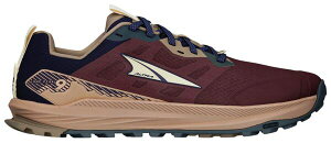 �A���g�� �����Y �V���[�Y �X�j�[�J�[ Altra Men's Lone Peak 9 Trail Running Shoes Maroon �}���[��