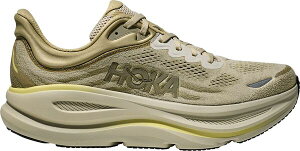 �z�J�I�l�I�l �����Y �V���[�Y �X�j�[�J�[ HOKA Men's Bondi 9 Running Shoes Grassland/Oyster Mushroom