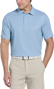 �L�����E�F�C �����Y �g�b�v�X �|���V���c �v�����g Callaway Men'short Sleeve All Over Coffee Print Golf Polo Arctic Paradise �R�[�q�[