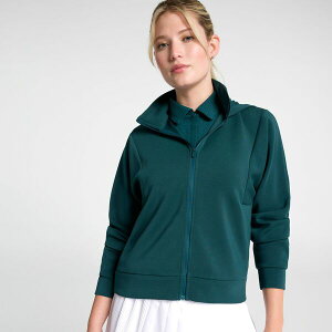 L[ fB[X AE^[ WPbgEu] XL[o CALIA Women'sandwash Scuba Full Zip Golf Jacket Sea Green O[