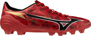 �~�Y�m ���f�B�[�X �V���[�Y �X�j�[�J�[ Mizuno Alpha II Select FG Soccer Cleats Red/Black �u���b�N