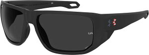 yz A_[A[}[ Y TOXEACEFA ANZT[ Under Armour Attack 2 Polarized Sunglasses Freedom Mt Black Usa/Gray