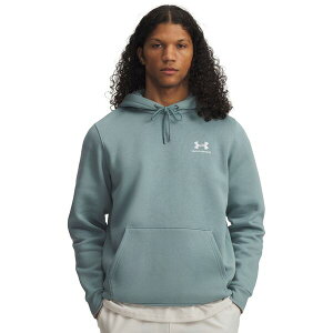 A_[A[}[ Y AE^[ p[J[EXEFbg t[X Under Armour Men's Icon Fleece Hoodie Serpentine/White zCg