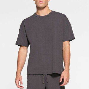 �X�L���Y �����Y �g�b�v�X T�V���c �W���[�W�[ SKIMS Men's Jersey Lounge Oversized T-Shirt Ash �A�b�V��