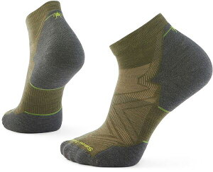 yz X}[gE[ fB[X C A_[EFA Smartwool Run Targeted Cushion Ankle Socks Winter Moss