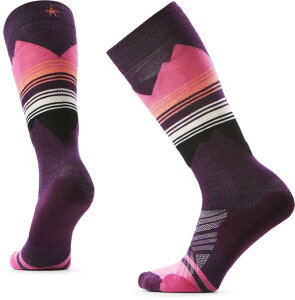 yz X}[gE[ fB[X C A_[EFA Smartwool Women's Ski Targeted Cushion Pattern Over The Calf Socks Purple Iris
