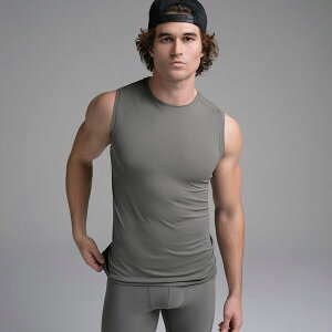 �X�L���Y �����Y �g�b�v�X �^���N�g�b�v SKIMS Men'sportank Top Gunmetal �K�����^��
