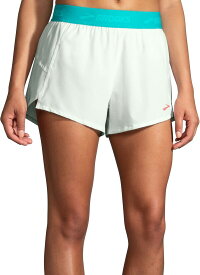 【送料無料】 ブルックス レディース ハーフパンツ・ショーツ ボトムス Brooks Women's Chaser 3" Shorts Mint Mix