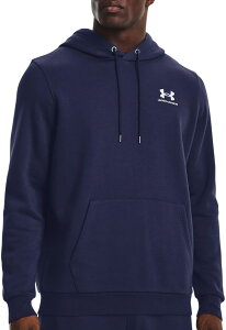 A_[A[}[ Y AE^[ p[J[EXEFbg t[X Under Armour Men's Icon Fleece Hoodie Midnight Navy/White zCg