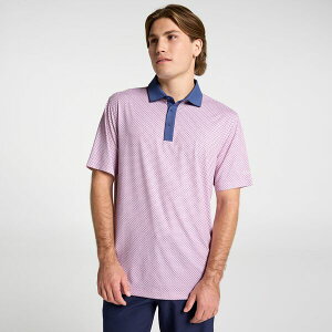 �E�H���^�[�w�[�Q�� �����Y �g�b�v�X �|���V���c �v�����g Walter Hagen Men's Performance 11 Novelty Print Golf Polo Square Geo Light Pink �s���N