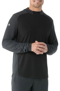 �X�}�[�g�E�[�� �����Y �A�E�^�[ �p�[�J�[�E�X�E�F�b�g ���b�V�� SmartWool Men's Active Meshoodie Black �u���b�N