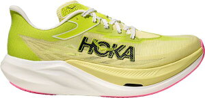 �z�J�I�l�I�l ���f�B�[�X �V���[�Y �X�j�[�J�[ HOKA Rocket X 3 Running Shoesunlight/Neon Citrus
