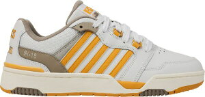 yz P[XCX Y Xj[J[ V[Y K-Swiss Men's SI-18 Rival Shoes White/Grey/Yellow