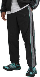 �A���_�[�A�[�}�[ �����Y �{�g���X �n�[�t�p���c�E�V���[�c �g���b�N�p���c Under Armour x Mansory Men's Icon Track Pants Black/Tropical Tide �u���b�N