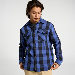 �A���p�C���f�U�C�� �����Y �A�E�^�[ �W���P�b�g�E�u���]�� �V���c Alpine Design Men's Hike Shirt Jacket Blue/Black Hollis Plaid �u���b�N