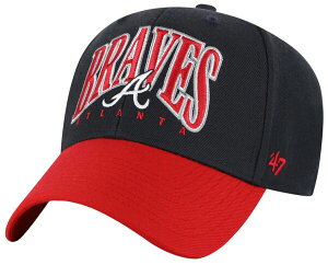 yz tH[eB[Zu fB[X Xq ANZT[ 47 Adult Atlanta Braves Navy Drawbridge MVP Adjustable Hat