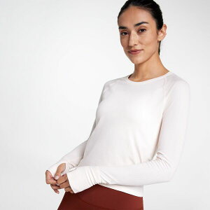 �L�����[ ���f�B�[�X �g�b�v�X T�V���c CALIA Women'seamless Race Length Long Sleeve Tee Faded Pink �s���N