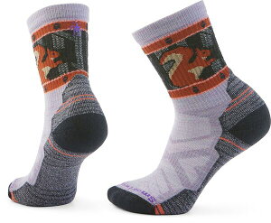 yz X}[gE[ Y C A_[EFA Smartwool Women's Hike Squirrely Crew Socks Purple Eclipse
