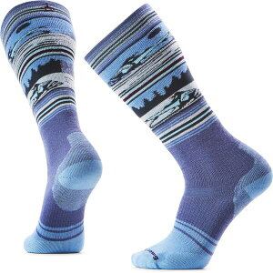 �X�}�[�g�E�[�� ���f�B�[�X �A���_�[�E�F�A �C�� Smartwool Snowboard Snowmobile Over The Calf Socks Nightfall Blue �u���[
