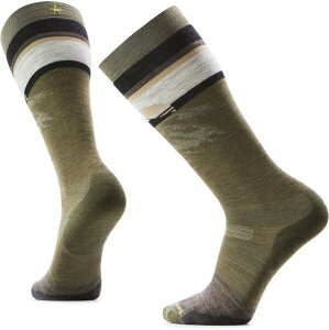 �X�}�[�g�E�[�� ���f�B�[�X �A���_�[�E�F�A �C�� Smartwool Snowboard Mountain Sunrise Over The Calf Socks Winter Moss