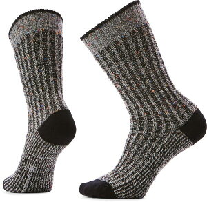 �X�}�[�g�E�[�� �����Y �A���_�[�E�F�A �C�� Smartwool Everyday Cozy Waffle Press Crew Socks Black/Multi Donegal �u���b�N