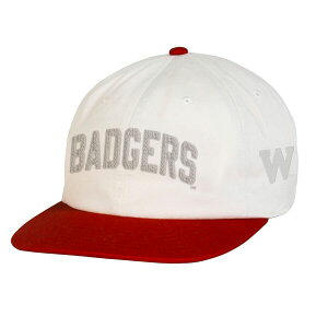 yz A_[A[}[ Y Xq ANZT[ Under Armour Adult Wisconsin Badgers Stone Low Crown Flatbill Snapback Hat