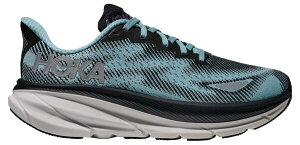 �z�J�I�l�I�l ���f�B�[�X �V���[�Y �X�j�[�J�[ HOKA Women's Clifton 9 GTX Running Shoes Black/Light Blue �u���b�N