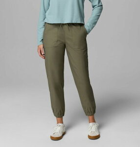 �R�����r�A ���f�B�[�X �{�g���X �J�W���A���p���c Columbia Women's ROC Ripstop Jogger Stone Green �O���[��