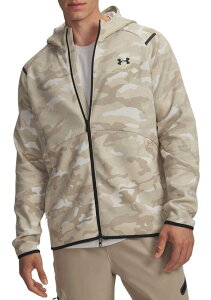 A_[A[}[ Y AE^[ p[J[EXEFbg t[X Under Armour Men's Unstoppable Fleece Full-Zip Camo Hoodie Summit White zCg