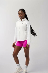 yz ubNX fB[X WPbgEu] AE^[ Brooks Women's Canopy Packable Jacket White