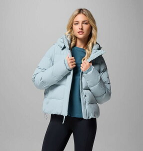 yz RrA fB[X WPbgEu] AE^[ Columbia Women's Amaze Puff Hooded Jacket Crushed Blue