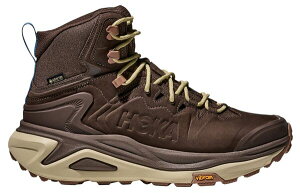 �z�J�I�l�I�l �����Y �V���[�Y �X�j�[�J�[ �u�[�c HOKA Men's Kaha 3 Mid GTX Hiking Boot Walnut/Oyster Mushroom