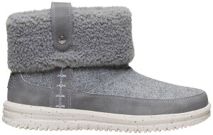 �w�C�f���[�h ���f�B�[�X �V���[�Y �X�j�[�J�[ �u�[�c Hey Dude Women's Wendy Camden Cuff Cozy Boot Grey �O���[