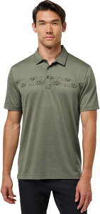 �g���r�X�}�q���[ �����Y �g�b�v�X �|���V���c TravisMathew Men's Overnight Stay Golf Polo Dark Olive �I���[�u