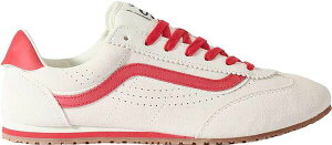 【送料無料】 バンズ レディース スニーカー シューズ Vans Women's Super Lowpro Shoe Suede Marshmallow/Red