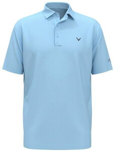 yz LEFC Y |Vc gbvX Callaway Men's Pro Spin Chevron Jacquard Short Sleeve Golf Polo Arctic