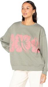 yz LV[ fB[X p[J[EXEFbg AE^[ Roxy Women's Morning Hike Crew Sweatshirt Vetiver