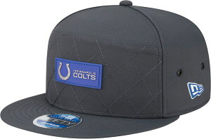 yz j[G Y Xq ANZT[ New Era Adult Indianapolis Colts Charcoal Sideline 9Fifty Adjustable Snapback Hat