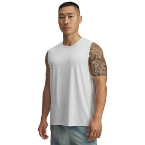 yz A_[A[}[ Y TVc gbvX Under Armour Men's Vanish Energy Sleeveless T-Shirt Distant Gray/Distant Gray