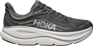 �z�J�I�l�I�l �����Y �V���[�Y �X�j�[�J�[ HOKA Men's Bondi 9 Running Shoes Asteroid/Silver �V���o�[