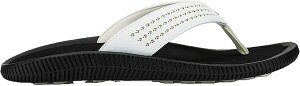 �I���J�C �����Y �A���_�[�E�F�A �C�� Olukai Men's Ulele Golf Shoes White/Lava Rock �z���C�g