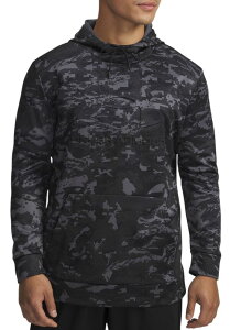 A_[A[}[ Y AE^[ p[J[EXEFbg t[X Under Armour Men's Armour Fleece Camo Embossed Hoodie Black ubN