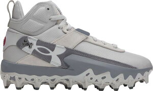A_[A[}[ Y V[Y Xj[J[ Under Armour Men's Harper 10 Pro Mid TPU Baseball Cleats Triple Grey O[