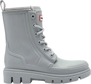 �n���^�[ ���f�B�[�X �V���[�Y �u�[�c�E���C���u�[�c ���[�X HUNTER Women's Diana Waterproof Lace-up Rain Boots Light Gray �O���[
