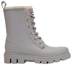 n^[ fB[X V[Y u[cECu[c [X HUNTER Women's Diana Waterproof Lace-up Rain Boots Light Brown uE